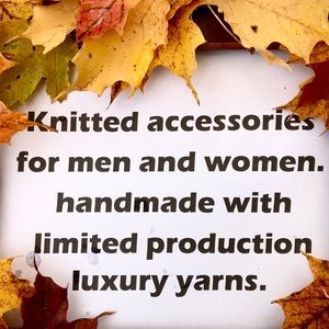 Hand knit Accessories for Men and Women
